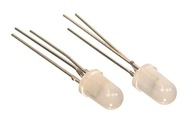 Dioda LED 5mm czerwono-zielona katoda - 5 sztuk