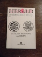 HERALD Historia - Genealogia - Heraldyka 1995 nr 9