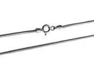 ŁAŃCUSZEK ŻMIJKA LINKA PR.925 SREBRO 60 cm -1,4 mm
