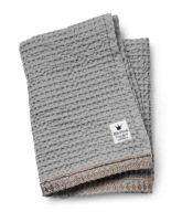 Elodie Details kocyk o splocie waflowym szary