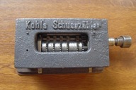 LICZNIK do maszyny liczącej KOHL SCHUSSZAHLER