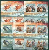 FAUNA-PTAKI. BURUNDI. Mi Blx5 po 4 zn. B**2012r.