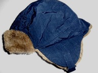 H&M EXTRA CZAPKA PILOTKA FUTERKO obw. 50-52