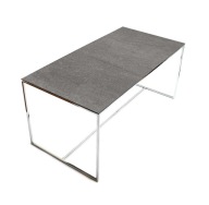 Stolik 100x50x45 włoski spiek GRIGIA beton szary