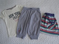 Coccodrillo bluzka spodnie nowe roz 128