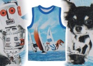 KOSZULKA BEZRĘKAWNIK zabawny PRINT *** 86