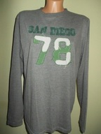 Bluza dresowa z numerem szara San Diego 78 ( M )