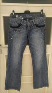 DENIM Spodnie haft dzety 29/32