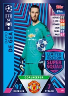 karta Champions league 18/19 2019 limited de gea