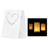 Lanterns-kabelky, tealighty, svadobné srdce