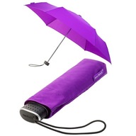 Plochý klasický veľmi ľahký dáždnik, fialová