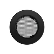 Ventilační krbová mřížka kulatá 100 černá