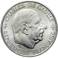 Francúzsko - mince - 1 Frank 1988 Charles de Gaulle