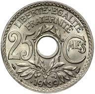 Francúzsko - mince - 25 centov 1939 - Mennicza UNC