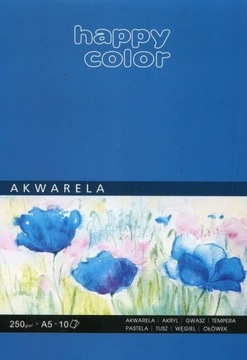 BLOK AKWARELOWY ART A5/10K 250G HAPPY COLOR, GDD