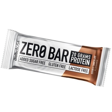 BIOTECH USA ZERO BAR 50g PYSZNY BATON BIAŁKOWY CZEKOLADA