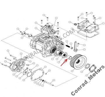 Втулка беговой дорожки Подшипник трансмиссионного вала Harley