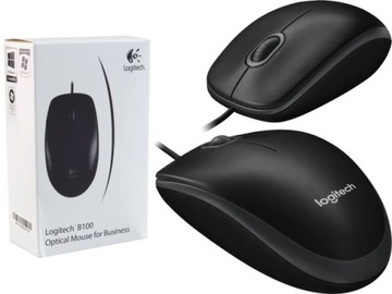 LOGITECH B100 ОПТИЧЕСКАЯ МЫШЬ, ЧЕРНАЯ