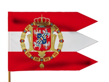 Flaga Rzeczpospolita Obojga Narodów 100x70 cm Polska Polski # wycięta