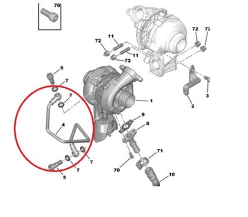 ТРУБКА ТУРБОШЛАНГА CITROEN PEUGEOT 1.6HDI 0379.68