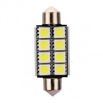 C10W LED SV8.5 красный 12В CANBUS 42мм C3W C5W