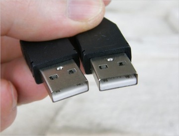 Кабельный штекер x2 USB-кабель 1,5 м «папа» M-M