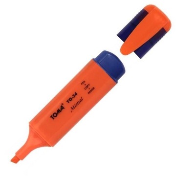 ZAKREŚLACZ MARKER TOMA MISTRAL POMARAŃCZOWY