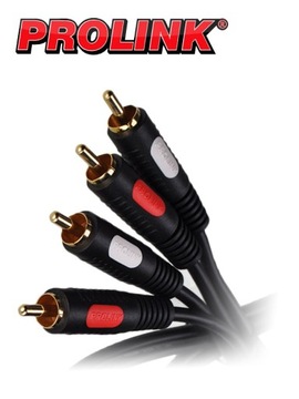 КАБЕЛЬ 2 RCA — 2 x RCA АУДИО CINCH GOLD PROLINK CLASSIC CL427 5 м