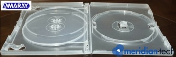 Коробки Amaray для 3xDVD Clear 14мм 10шт качественные!