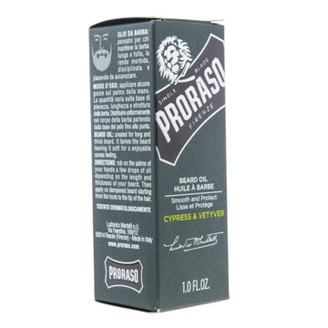 Proraso Масло для бороды КИПАРИС И ВЕТИВЕР 30мл