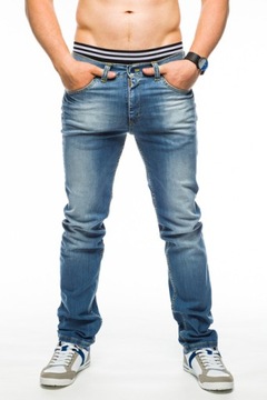 SPODNIE MĘSKIE VANKEL JEANS - 620 - 84CM L30