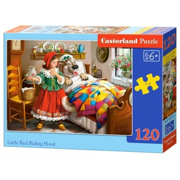 CASTORLAND Puzzle 120 elementów Little Red Riding