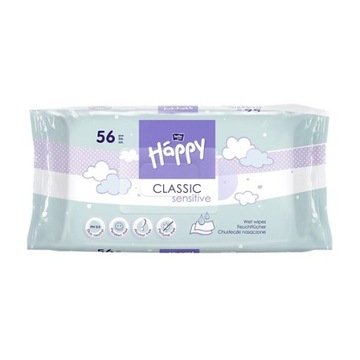 Салфетки Bella Happy Classic Sensitive 56x4