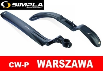 Błotniki do rowerów 24-29 cali Simpla CROSS + RAPTOR komplet PRZÓD + TYŁ