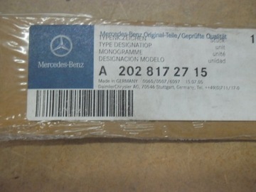 Эмблема Значок Mercedes A2028172715 NEW ORG