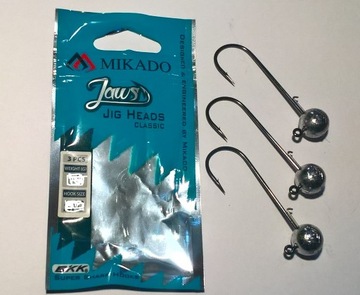 Główki MIKADO Jaws Classic Jig 25g hak 4/0 - 3 szt