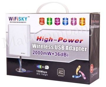 Wi-Fi КАРТА wifi АКТИВНАЯ Антенна 10км на USB TIR FV