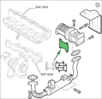 Заглушка EGR 1.9 CDTi OPEL Astra H Signum