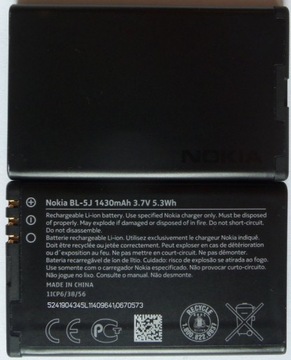 NOWA ORYG BATERIA NOKIA BL-5J ASHA 302 5230 5800