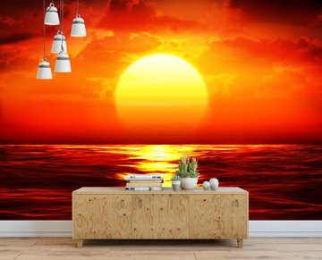 Fototapeta 3D zachód morze 152x104 F00544