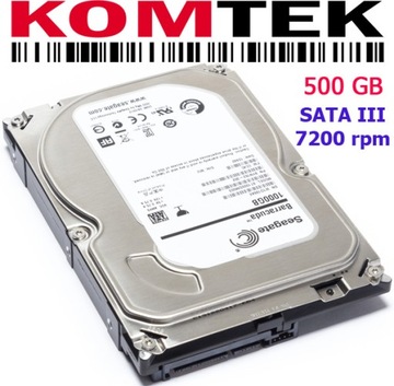 Б/у жесткий диск SATA HDD емкостью 500 ГБ для ПК.