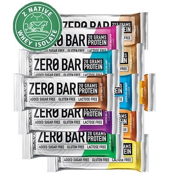 BIOTECH USA ZERO BAR 50g PYSZNY BATON BIAŁKOWY CZEKOLADA
