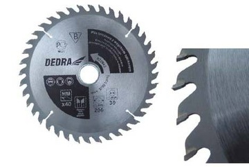 Piła tarczowa do drewna 350x30mm 80z z węglikiem spiekanym Dedra