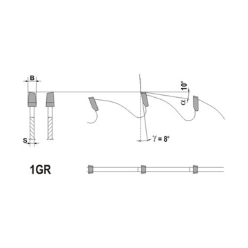 Пила подрезная коническая 100х20х3,2-4,2/2,2/20з 1ГР8