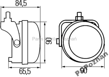 HELLA LED ДНЕВНЫЕ ХОДОВЫЕ ФОНАРИ 90 ММ[1528562]