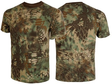 ФУТБОЛКА МУЖСКАЯ ПОД УНИФОРМУ, ХЛОПОК TEXAR CAMOUFLAGE GREEN SNAKE L