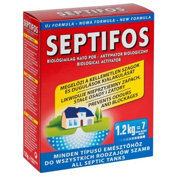 Подготовка Septifos к септикам 1,2 кг