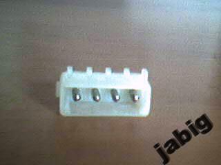 Gniazdo MOLEX 4pin proste męskie zasilanie MX-8981