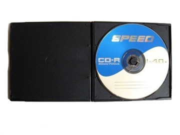 DVD-боксы x 1 для компактных дисков 5 мм, черные, 10 шт.