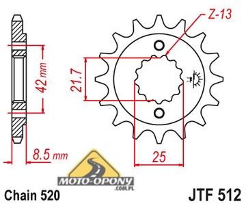 Цепь + звезды Kawasaki EN 500 Vulcan 96-09 DiD